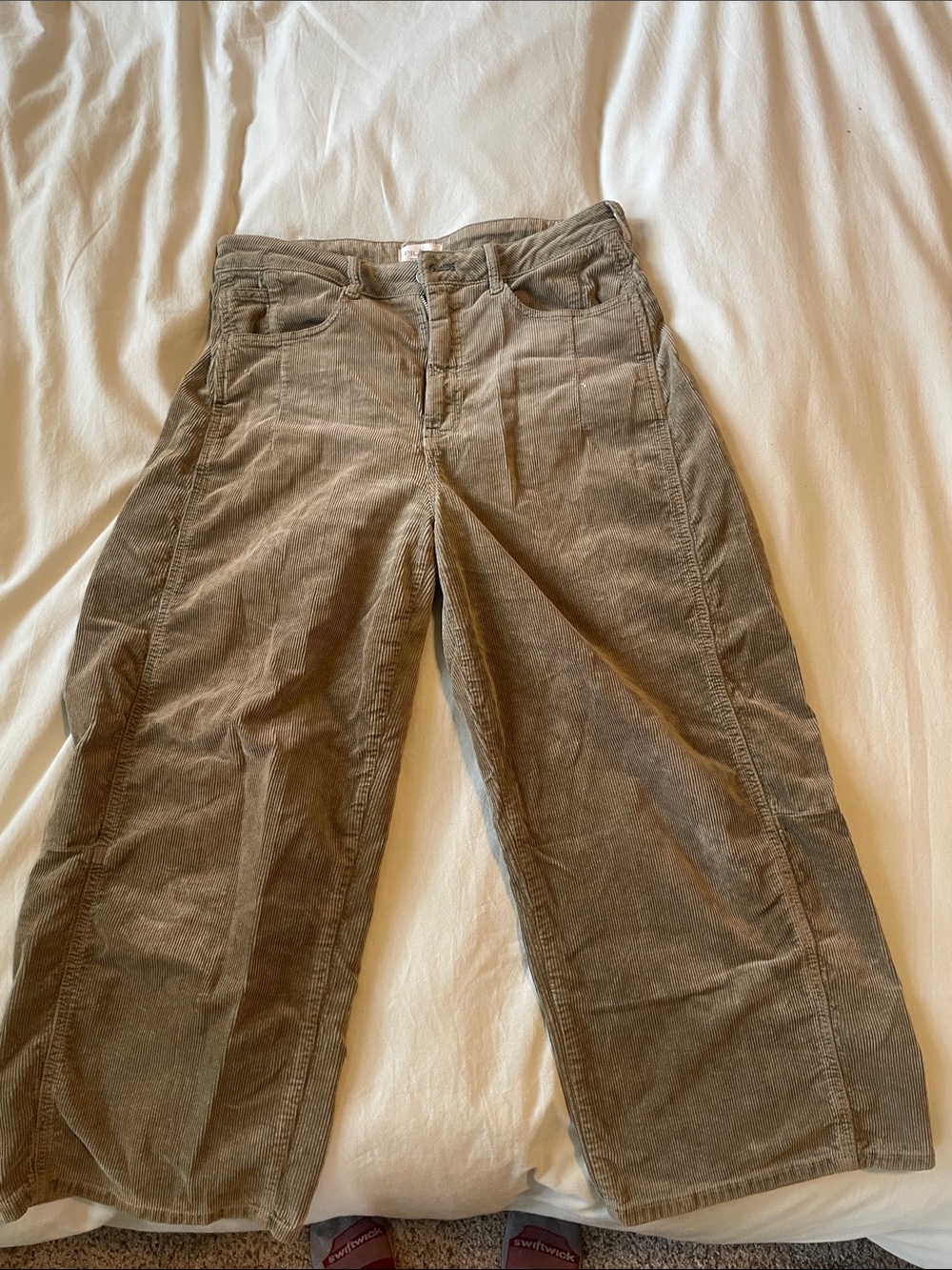 Pilcro Corduroy Pants in Olive